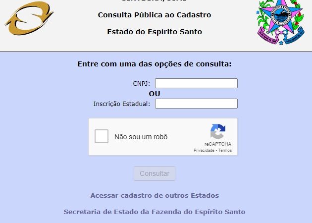 Inscrição Estadual ES Consulta – Acessando o portal Simplifica ES: passo a passo