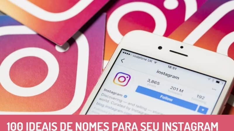 100 IDEIAS DE NOMES PARA INSTAGRAM