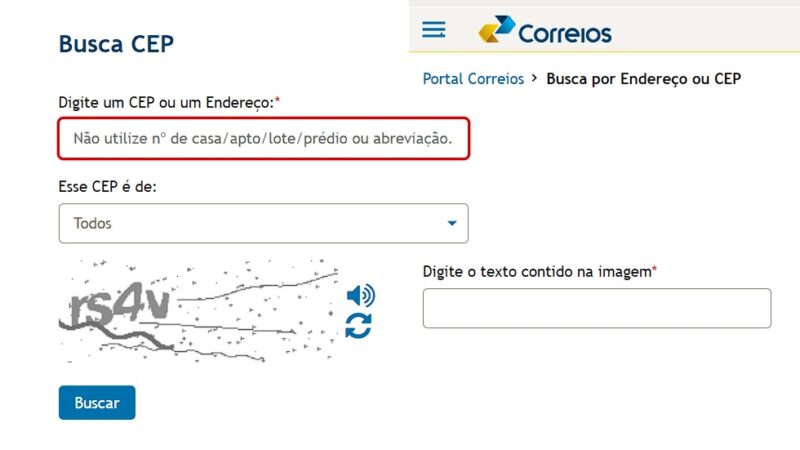 CEP CORREIOS | BUSQUE QUALQUER CEP DAS RUAS DO BRASIL